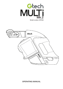 Manual Gtech ATF036 Multi Mk.2 Handheld Vacuum