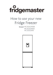 Manual Fridgemaster MC55251MDS Fridge-Freezer