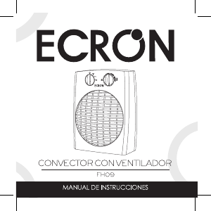 Manual de uso Ecron FH09 Calefactor