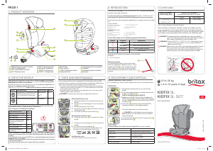 Manual Britax Kidfix SL SICT Car Seat