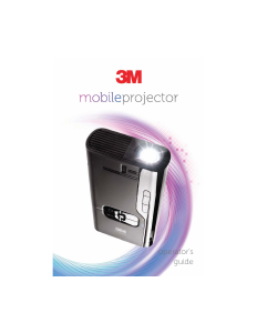Manual 3M MP220 Projector