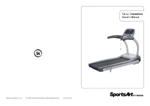 Manual SportsArt T672 Treadmill