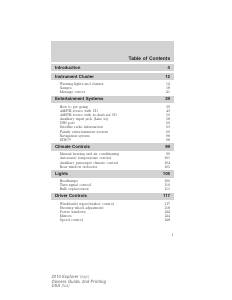 Handleiding Ford Explorer (2010)