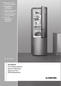 Manual Siemens GC24MAW30 Freezer