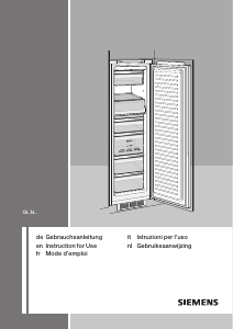 Manuale Siemens GI25NP60 Congelatore