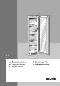 Manual Siemens GI25NP60 Freezer