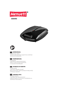 Manual Menuett 008-410 Contact Grill