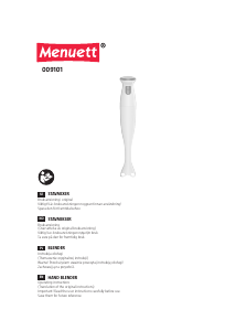 Manual Menuett 009-101 Hand Blender