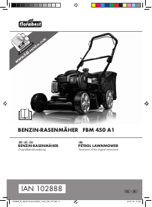 Bedienungsanleitung Florabest FBM 450 A1 Rasenmäher