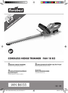 Manual Florabest IAN 86155 Hedgecutter