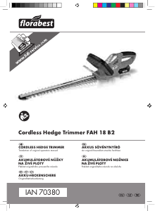 Manual Florabest IAN 70380 Hedgecutter