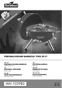 Manual Florabest FTKG 29 C1 Barbecue