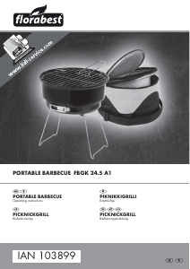 Manual Florabest FBGK 24.5 A1 Barbecue