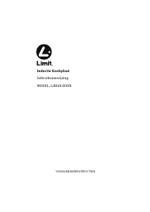 Handleiding Limit LIKI60-B4XB Kookplaat