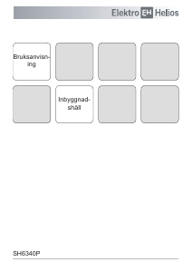 Bruksanvisning ElektroHelios SH6340P Häll