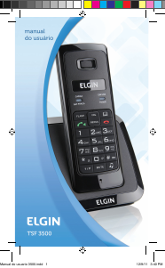 Manual Elgin TSF 3500 Telefone sem fio