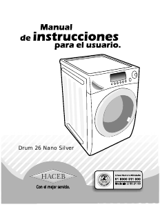 Manual de uso Haceb Drum 26 Lavasecadora