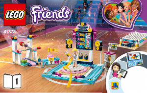 Instrukcja Lego set 41372 Friends Występ gimnastyczny Stephanie