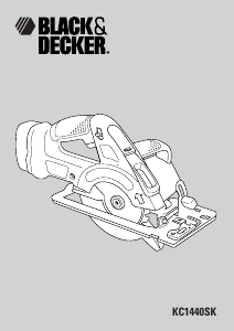 Manual Black and Decker KC1440SK Circular Saw