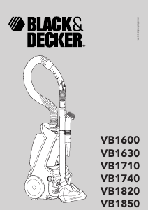 Manual de uso Black and Decker VB1850 Aspirador