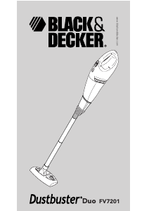 Manual de uso Black and Decker FV7201K Dustbuster Duo Aspirador