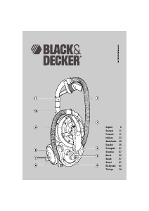 Εγχειρίδιο Black and Decker VN1800 Ηλεκτρική σκούπα