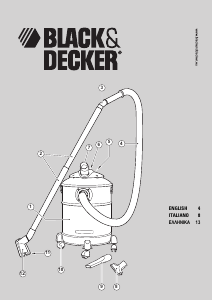 Εγχειρίδιο Black and Decker WBV1400 Ηλεκτρική σκούπα