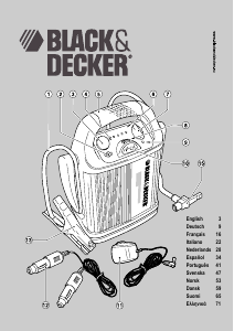 Handleiding Black and Decker BDV012I Accubooster