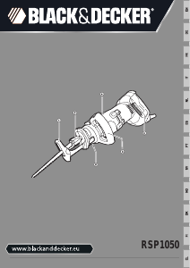 Bedienungsanleitung Black and Decker RSP1050 Säbelsäge