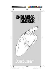 Manual Black and Decker V2400 Dustbuster Handheld Vacuum
