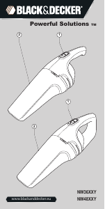 Brugsanvisning Black and Decker NW3660N Håndstøvsuger