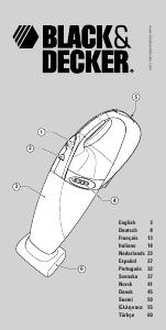 Manual de uso Black and Decker CV9605T Aspirador de mano
