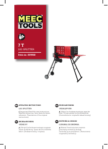 Handleiding Meec Tools 009-968 Houtkliever