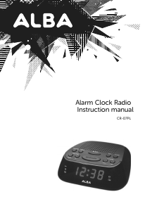 Manual Alba 246CR-07PL Alarm Clock Radio