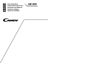 Manual de uso Candy CD 500 Lavavajillas