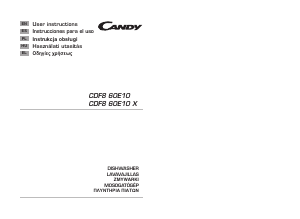 Instrukcja Candy CDF8 60E10X-S Zmywarka