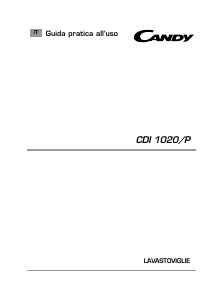 Manuale Candy CDI 1020/P-01 Lavastoviglie