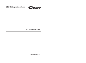 Manuale Candy CDI 2012E10-02 Lavastoviglie