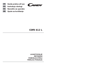 Manuale Candy CDF8 612 L - S Lavastoviglie