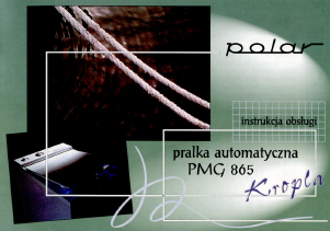 Instrukcja Polar PMG 865 Kropla Pralka