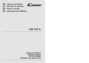 Manuál Candy CDF 325A-39S Myčka na nádobí