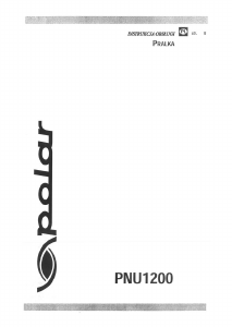 Instrukcja Polar PNU 1200 Pralka