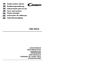 Manual de uso Candy CDI 2015 - S Lavavajillas