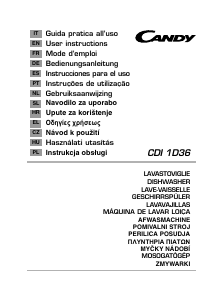 Manual de uso Candy CDI 1D36 Lavavajillas