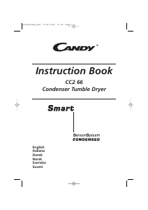 Bruksanvisning Candy CED 60-86 S Diskmaskin