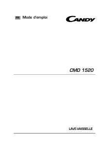 Mode d’emploi Candy CMD 1520 Lave-vaisselle