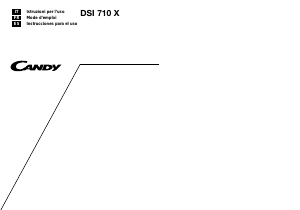 Manual de uso Candy DSI 710 X Lavavajillas