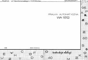 Instrukcja Polar WA 1512 Pralka