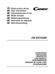 Manual de uso Candy CDI 6015WIFI Lavavajillas