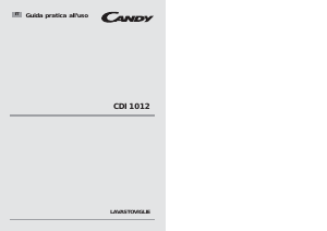 Manuale Candy CDI 1012/1 Lavastoviglie